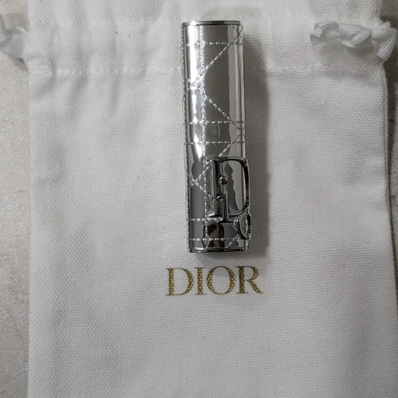 Dior Silver Lipstick Case
